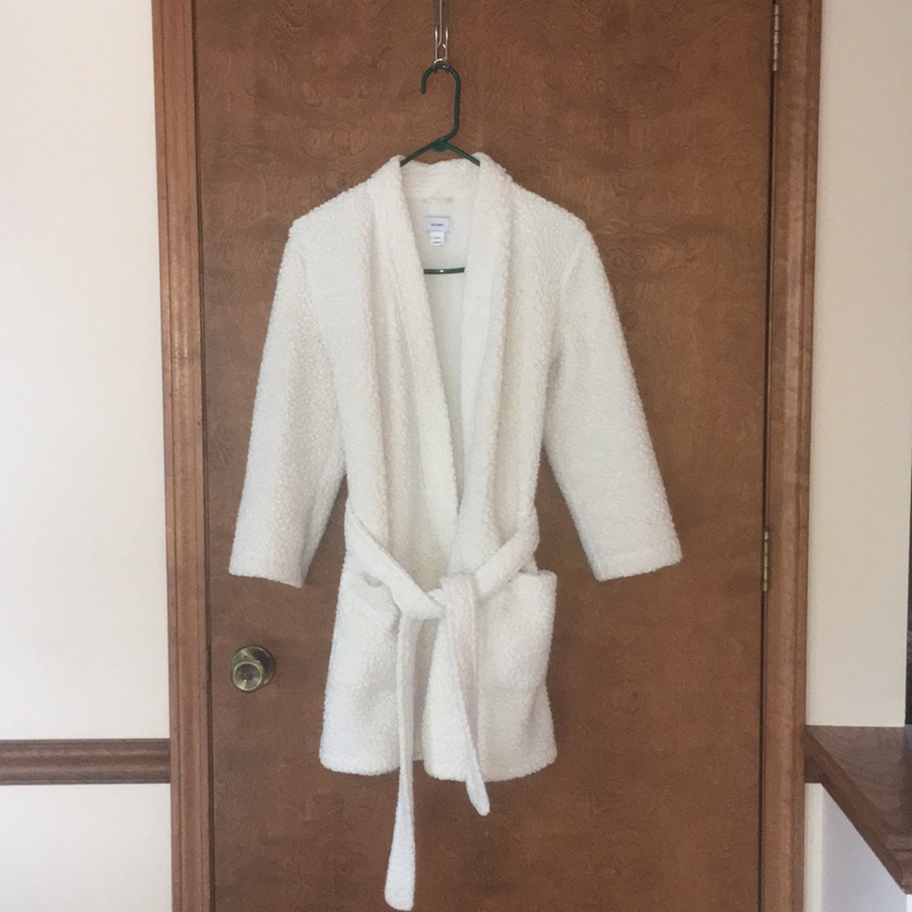 old navy Sherpa robe